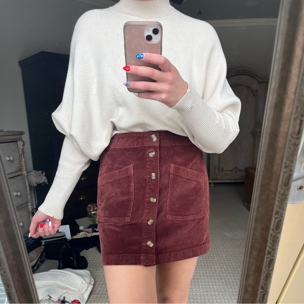 Zara cream batwing sweater size large